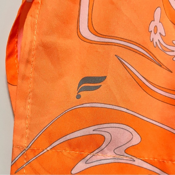 Fabletics Breathe Mid-Rise Run Short Womens Large Lined Orange Pink Athletic Gym - Picture 5 of 12